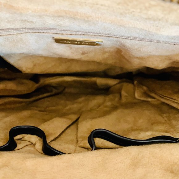 CHARLES DAVID SNAKESKIN AND LEATHER SATCHEL WITH DUST BAG EXOTIC - Picture 10 of 13